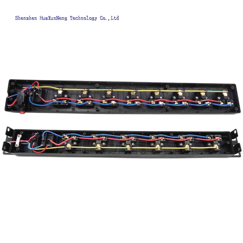 PDU Network Cabinet Rack Power Strip Distribution with Switch Surge Protection 6/8AC Universal sockets Outlet AU UK EU Plug
